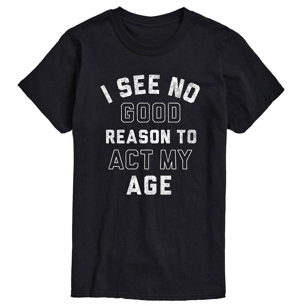 

Футболка Big & Tall Good Reason Age License, черный