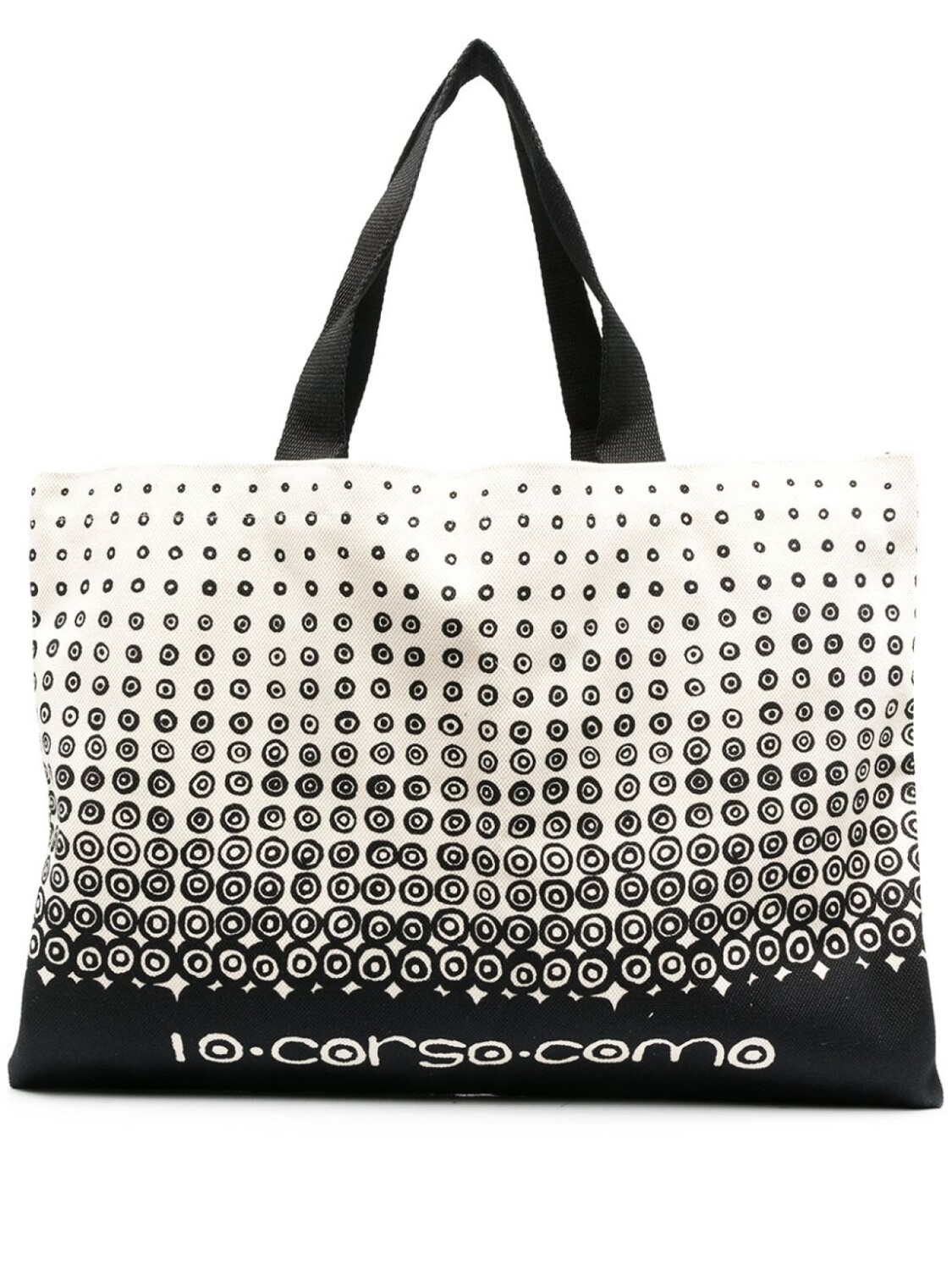 

Corso Como сумка-тоут из канваса с логотипом, черный