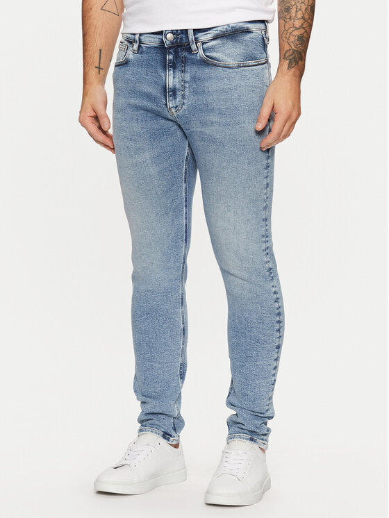 

Обтягивающие джинсы J30J326524 Calvin Klein Jeans, синий