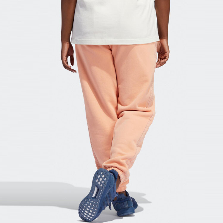 Трикотажные спортивные штаны унисекс красновато-розовые Adidas Originals, красный/розовый — фото 4