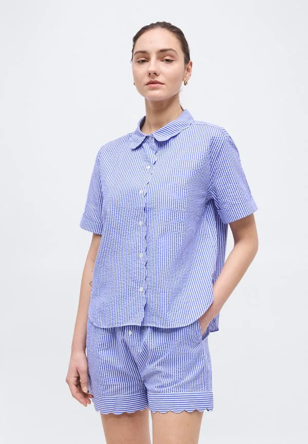 Рубашка с коротким рукавом, короткая пижама Polo Ralph Lauren, Amparo Blue