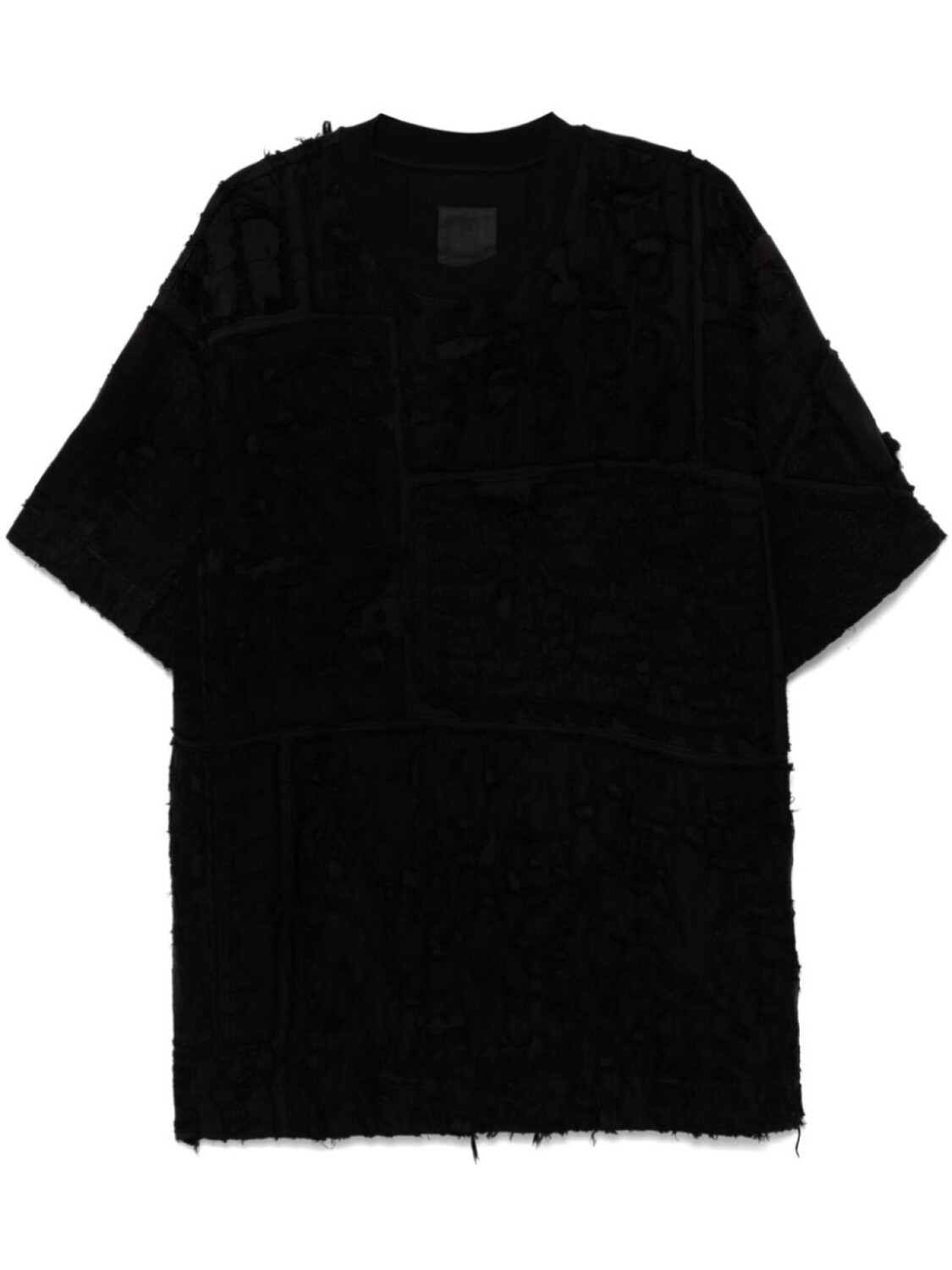 

Футболка с эффектом потертости Givenchy, черный