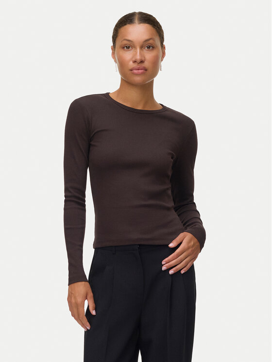

Топ slim fit Chloe 10306897 Vero Moda, коричневый