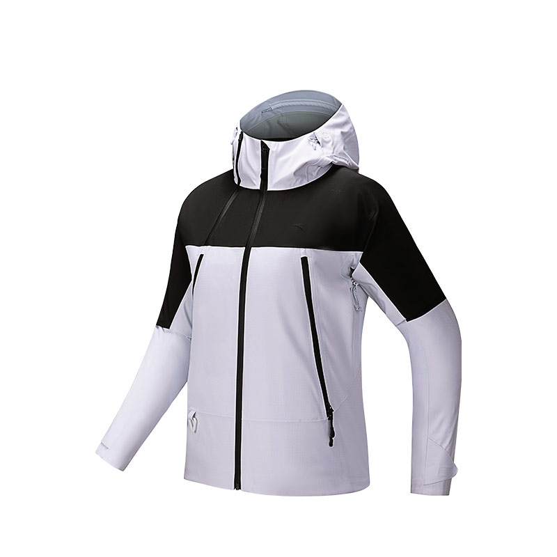 

ANTA Куртка ветровка женская, Snowflake White/Night Black