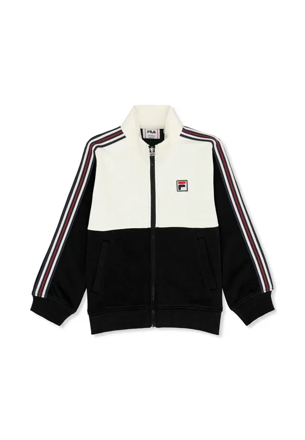 Толстовка Fila Apparel montereggi regular heritage tape track zip up sweatshirt, черно-белый