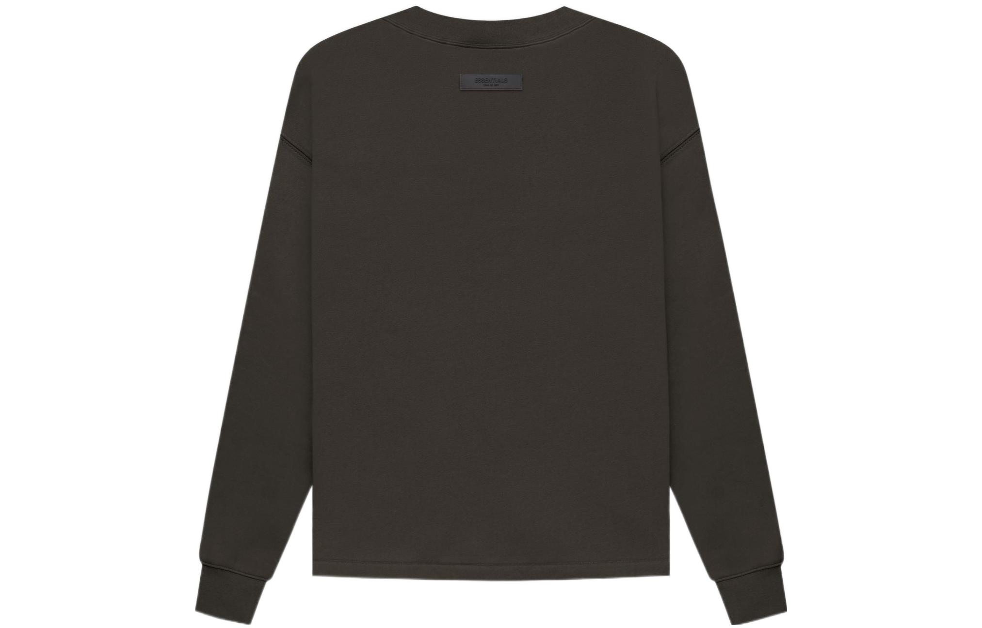 Расслабленный свитшот FW22 Fear Of God Essentials, серый черный — фото 3