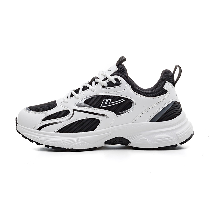 

Кроссовки Warrior Cushioned Anti-Slip, износостойкие, дышащие, легкие, низкие, повседневные, мужские, черно-белые