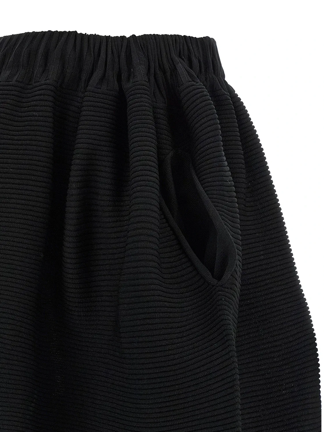 Юбка «Moving Knit» Issey Miyake, черный — фото 4