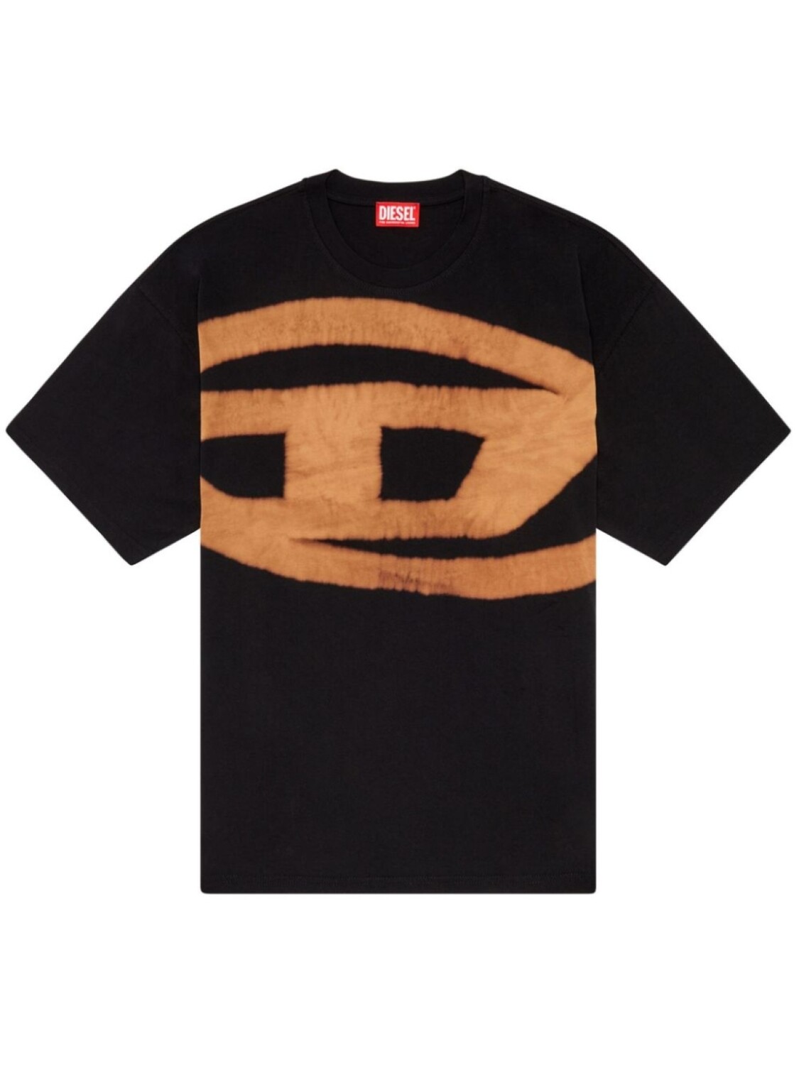 

Diesel футболка T-Boxt-Bleach с логотипом, черный