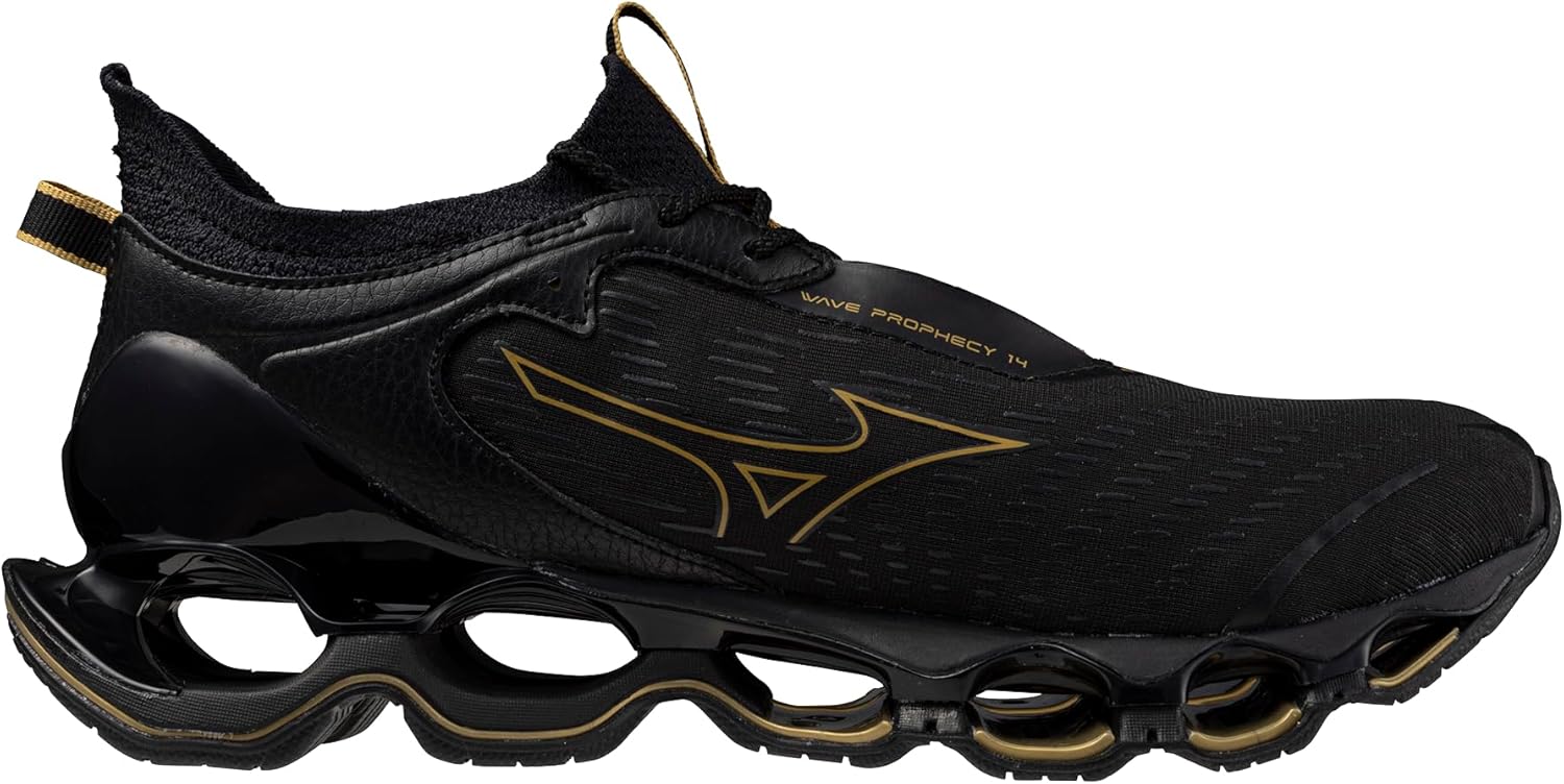 Мужские кроссовки для бега Mizuno Wave Prophecy 14, черный — фото 3