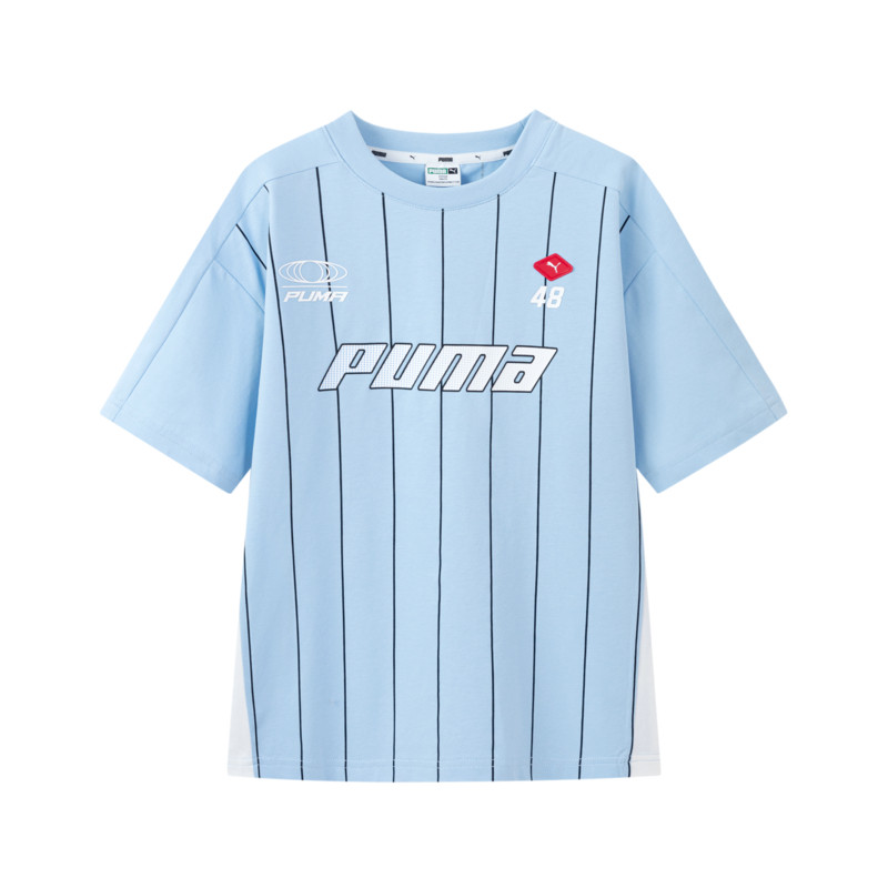 

PUMA Футболка Sportstyle Series SS25 Blue White Tone 00381 детская, Белый, PUMA Футболка Sportstyle Series SS25 Blue White Tone 00381 детская