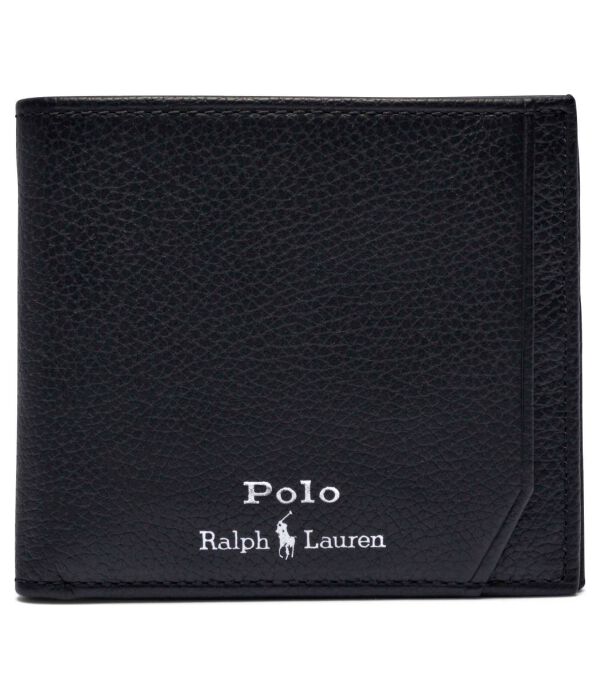 

Кожаный кошелек Polo Ralph Lauren, черный