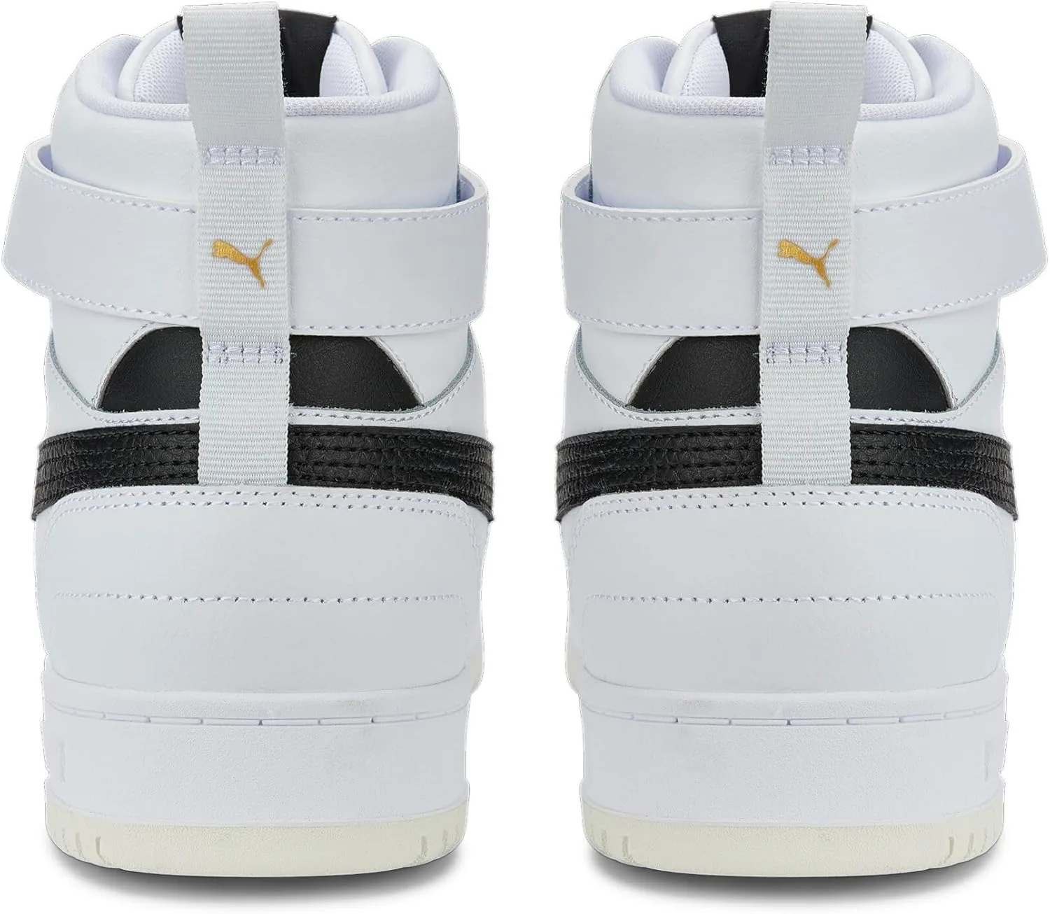 Кроссовки Puma Unisex Rbd Game WtrSneaker, белый/черный/золотой — фото 4