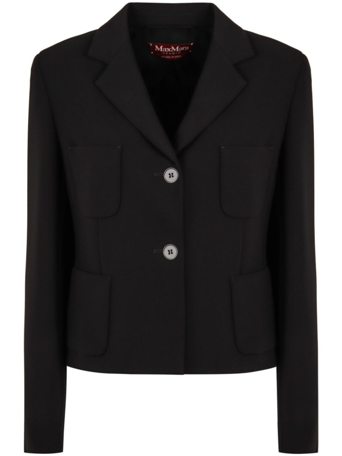 

Однобортный пиджак Max Mara, черный