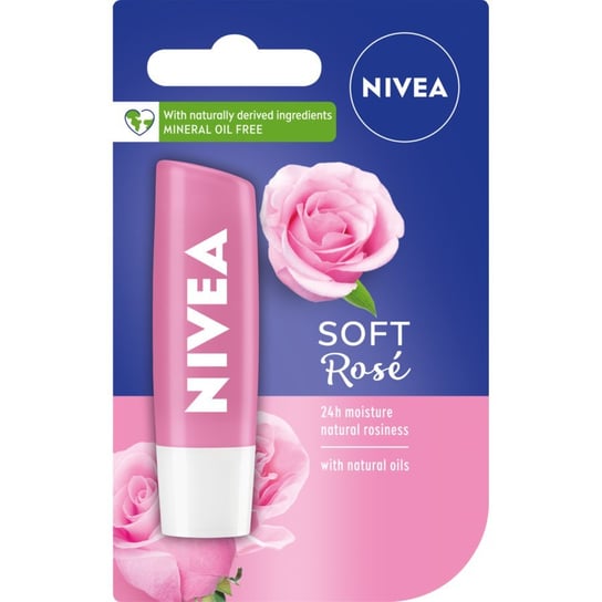 

Ухаживающая помада Soft Rose, 4,8 г Nivea