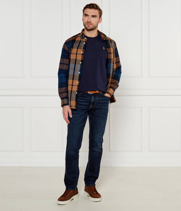 Футболка Polo Ralph Lauren Slim Fit, синий — фото 2