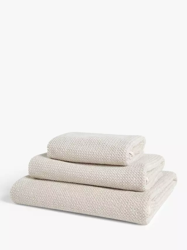 

Полотенце John Lewis Textured, цвет greige