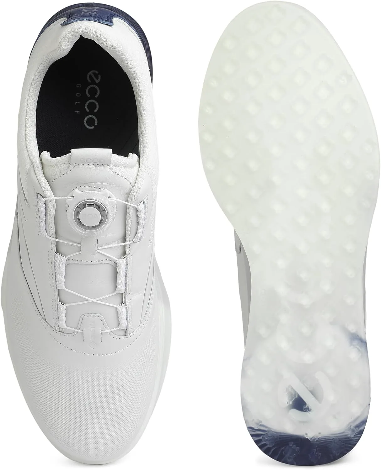 Мужские гольф-кроссовки ECCO S-Three с Gore-Tex, белый/синий/ярко-белый — фото 4