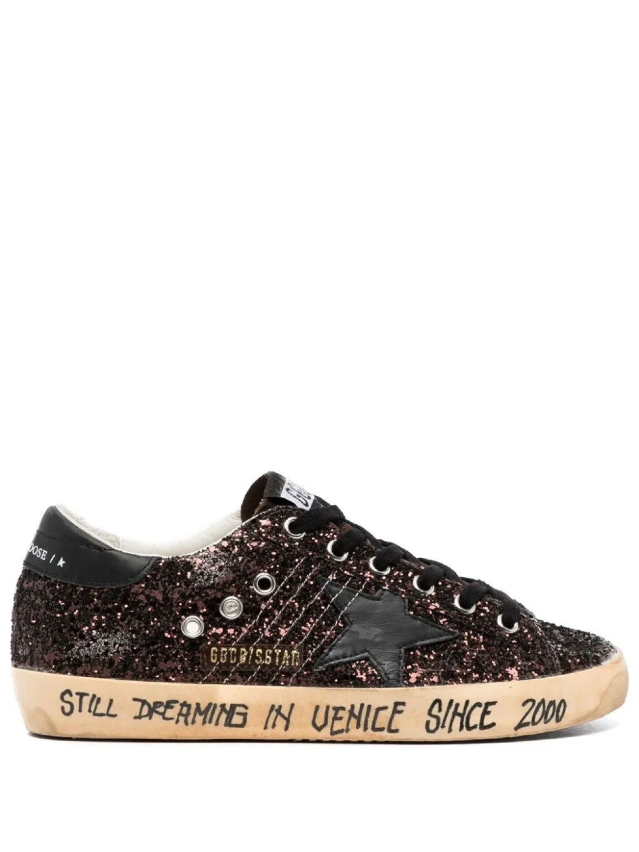 Кеды Superstar Golden Goose, коричневый
