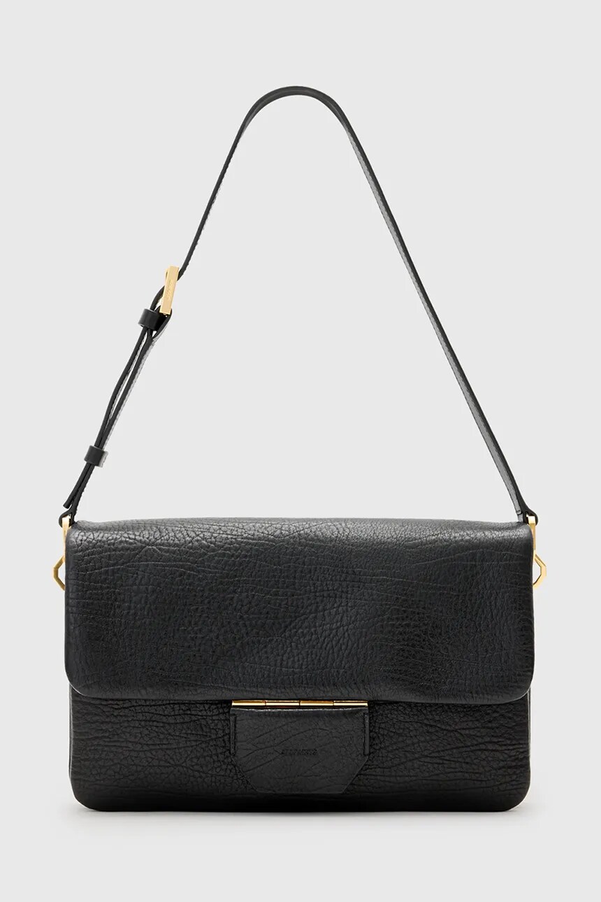 

Кожаная сумка AllSaints ONDINE, черный