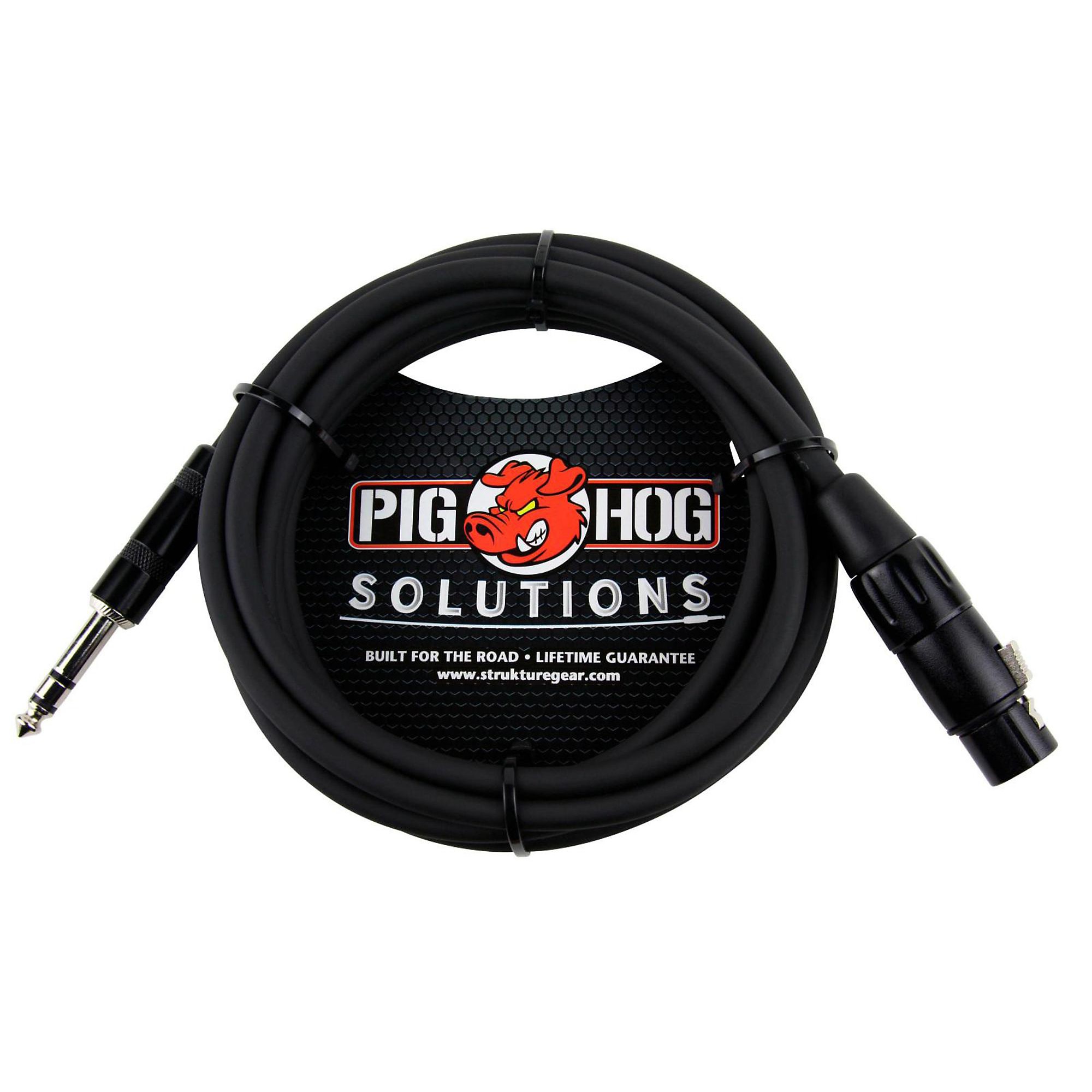 

Pig Hog Solutions Балансный переходной кабель TRS(M) — XLR(F) длиной 10 футов.