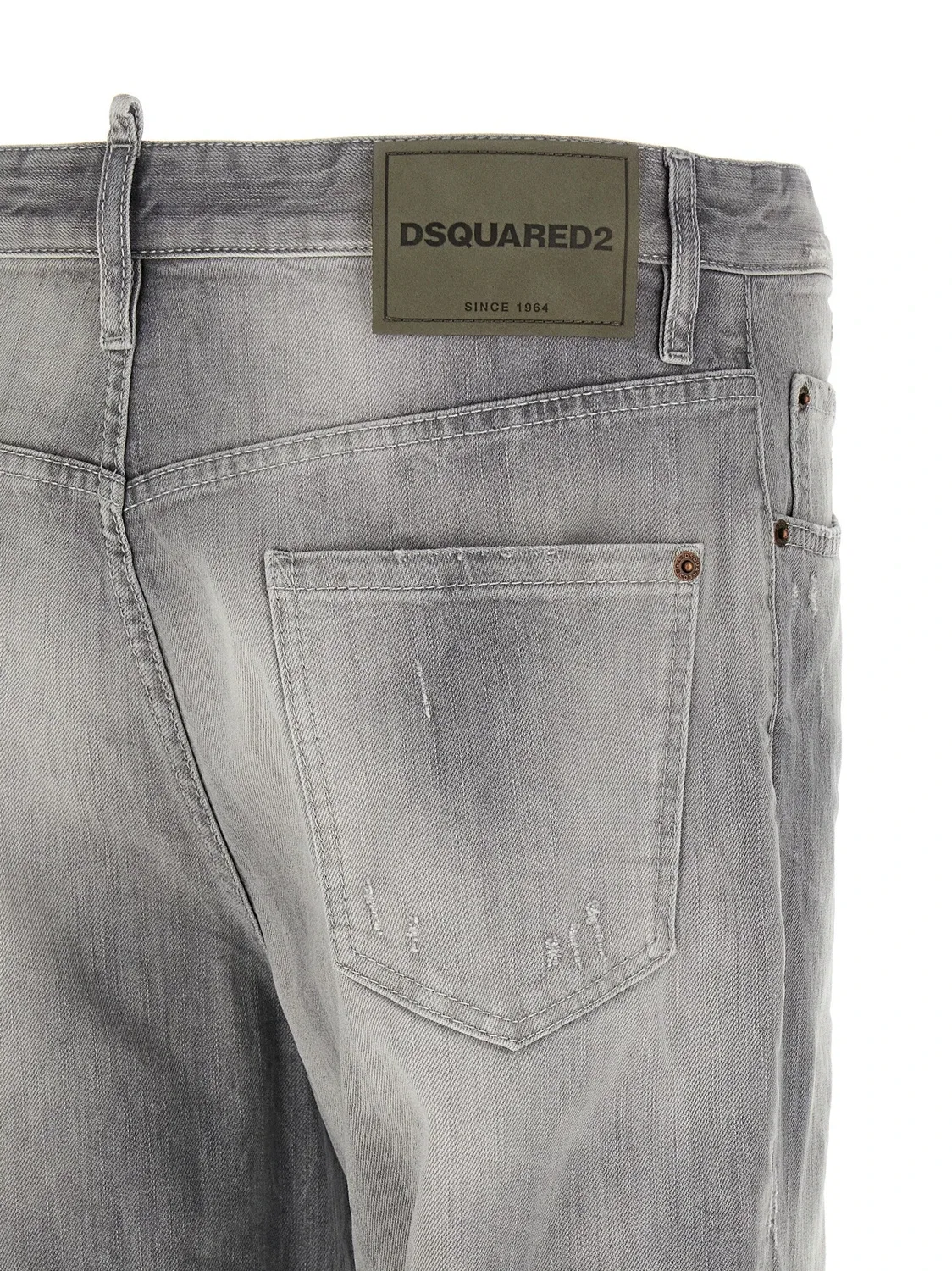 Джинсы '642' DSQUARED2, серый — фото 4