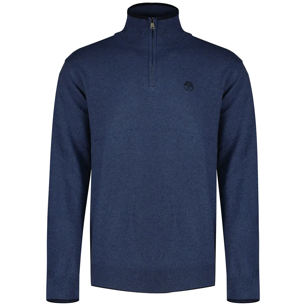 

Свитер North Sails 12Gg half zip, синий