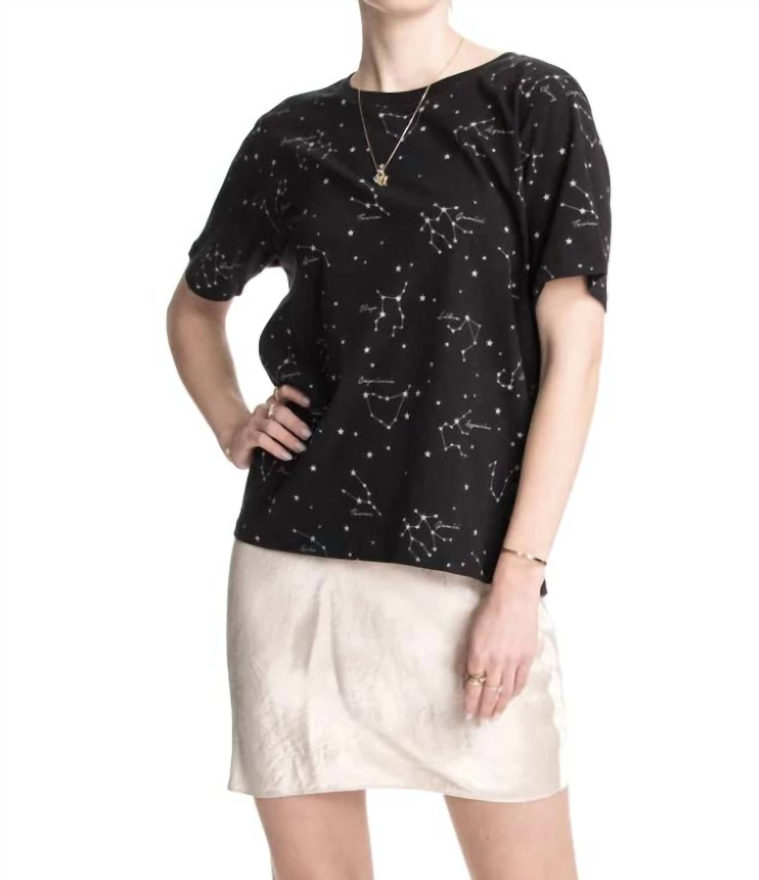 

Футболка Constellation Wide черного цвета CHRLDR