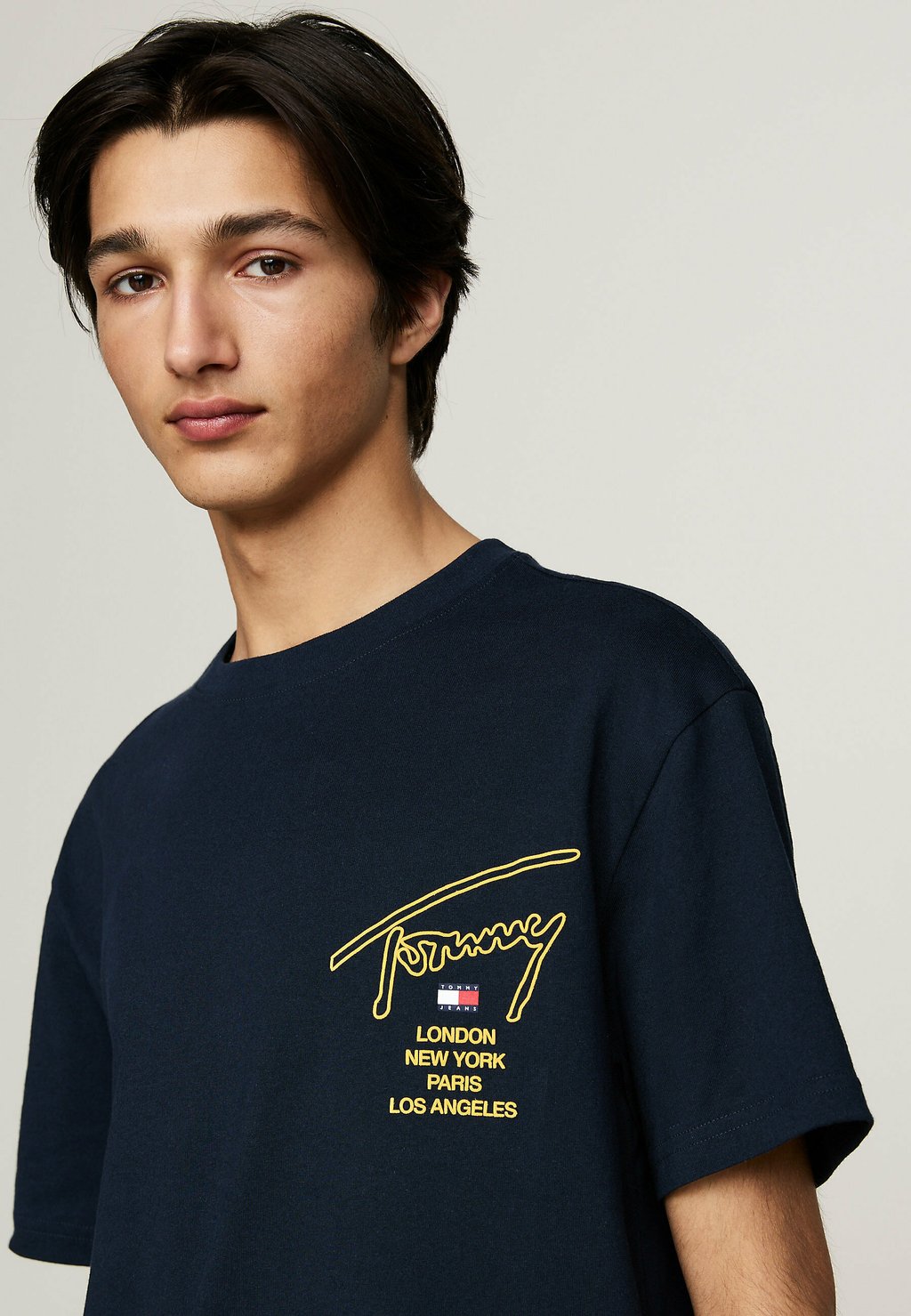 

Футболка с принтом SIG CITY TWIST Tommy Jeans, темно-синий