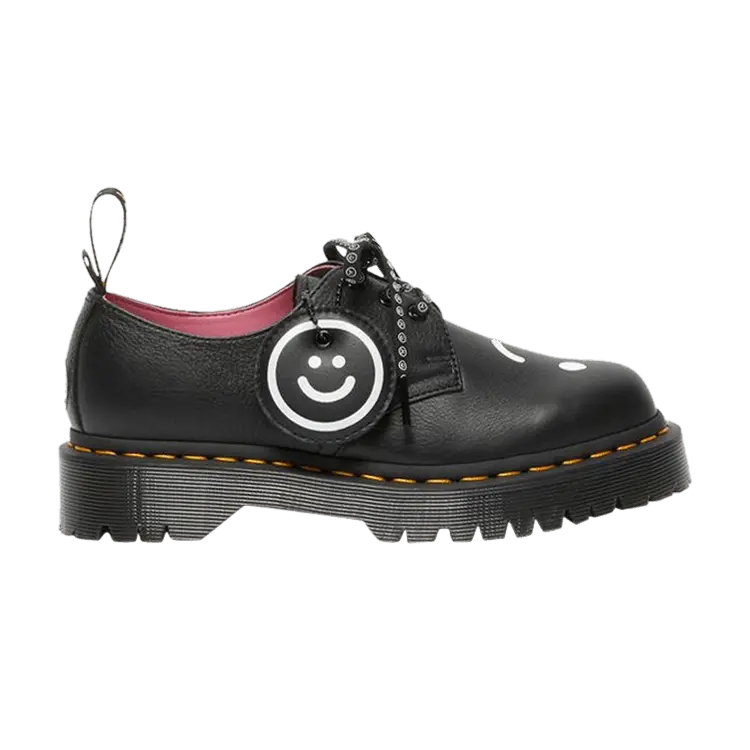 

Кроссовки Dr. Martens Lazy Oaf x Wmns 1461 Bex Low Black Pisa, черный