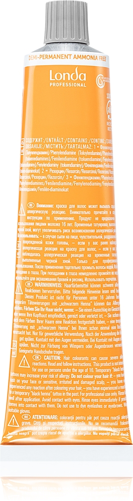 Demi-Permanent color demi-permanent color cream полуперманентная краска для волос без аммиака Londa Professional, atspalvis 9/73 60 мл — фото 2