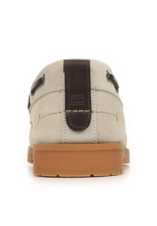 Светлые лодочные туфли Tommy Hilfiger, Grey/Black — фото 3