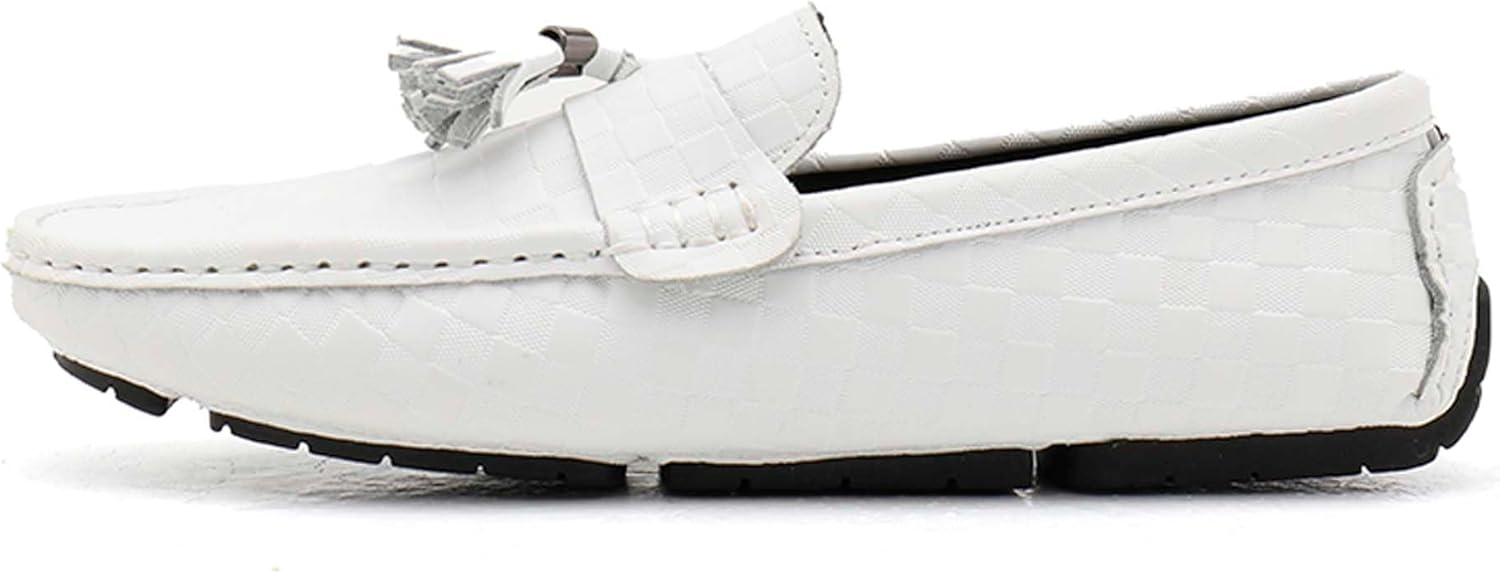 

Мужские лоферы Penny, модная городская деловая обувь, легкая, удобная, повседневная, офиса, униформы, банкетов, церквей, свадеб, костюмов, платьев, кожаная обувь Generic, белый