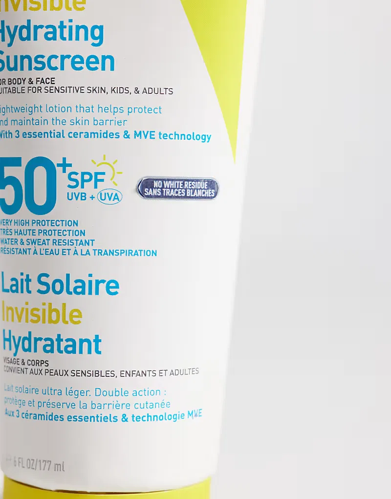 Увлажняющий солнцезащитный крем CeraVe Invisible SPF 50+, 177 мл — фото 3