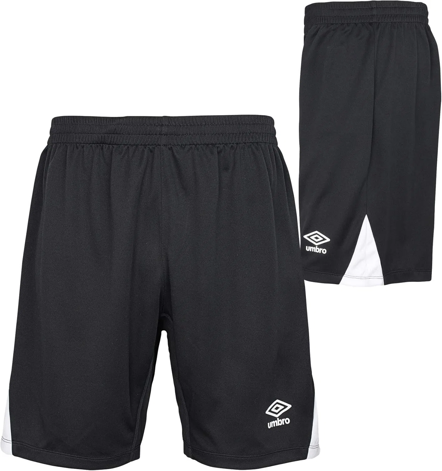 Детские шорты Umbro Youth Vertex, черно-белый — фото 3