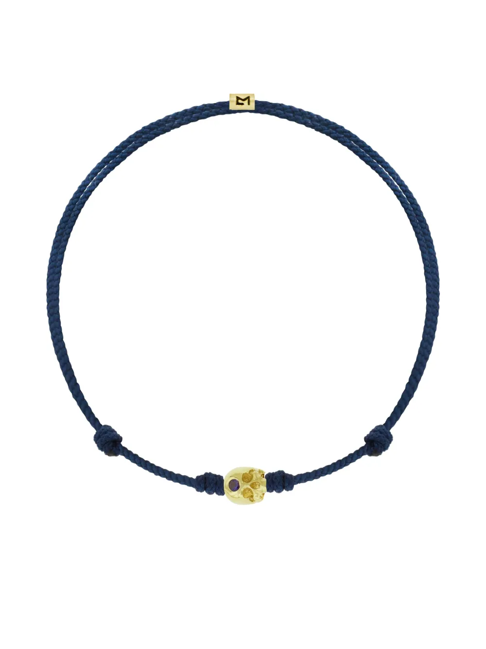 

Браслет из желтого золота 14 карат с сапфирами Luis Morais