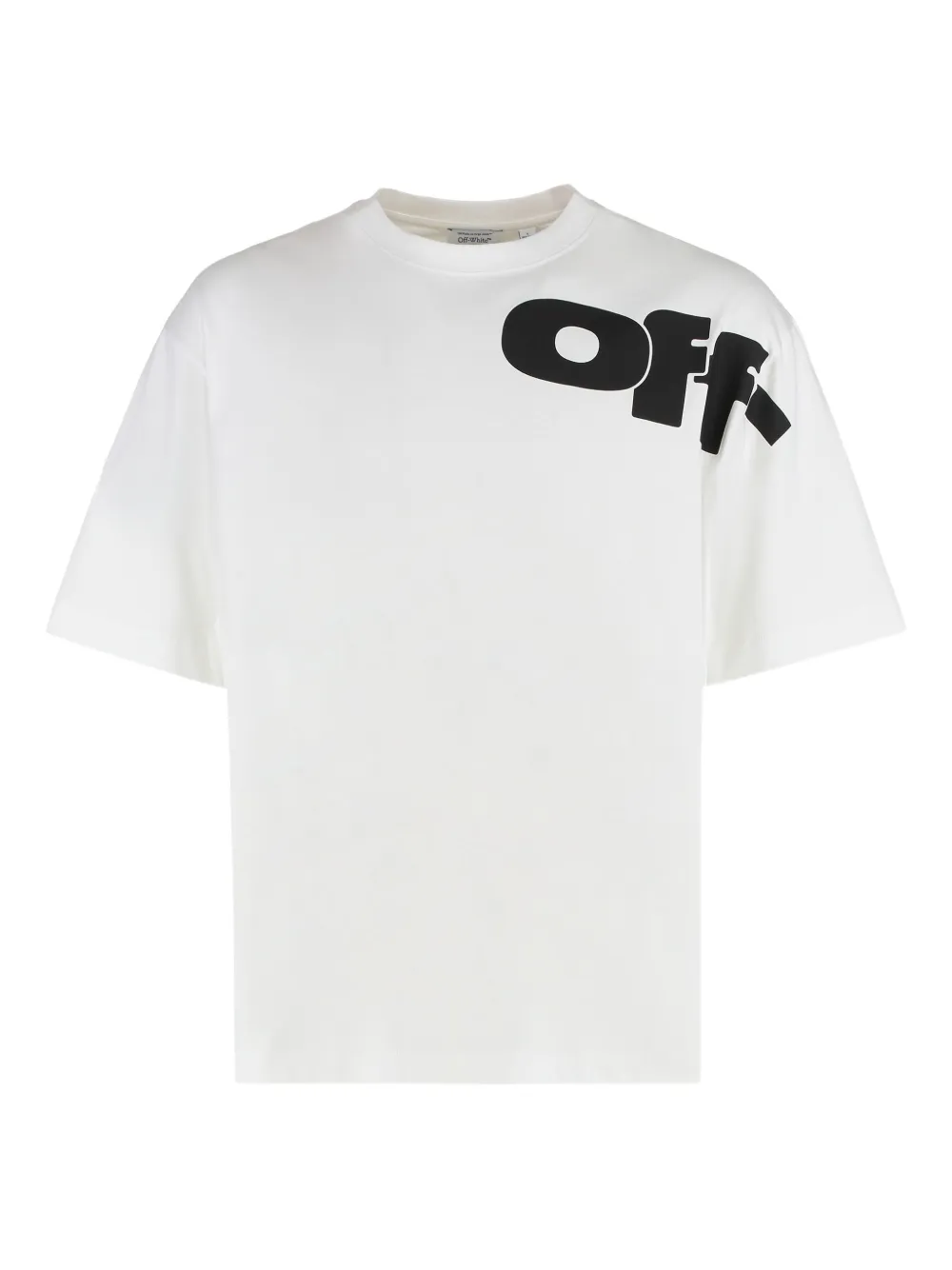 

Футболка с принтом логотипа Off-White, белый