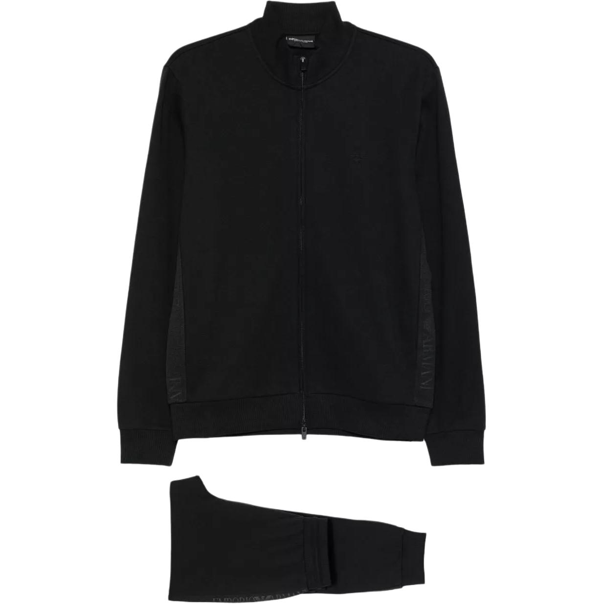 

Спортивные костюмы с логотипом и застежкой-молнией спереди Emporio Armani, set (черный)