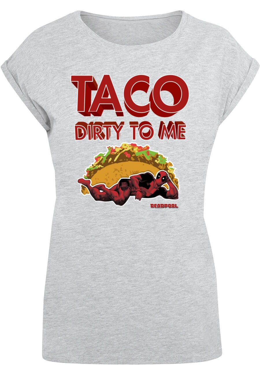 

Рубашка ABSOLUTE CULT Deadpool - Taco Dirty To Me, серый
