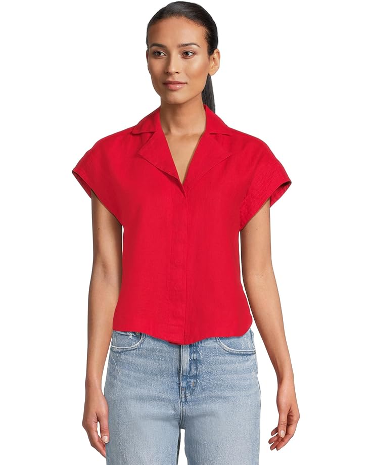 

Рубашка Madewell Mindy Shirt - 100% Linen, цвет Festival Red