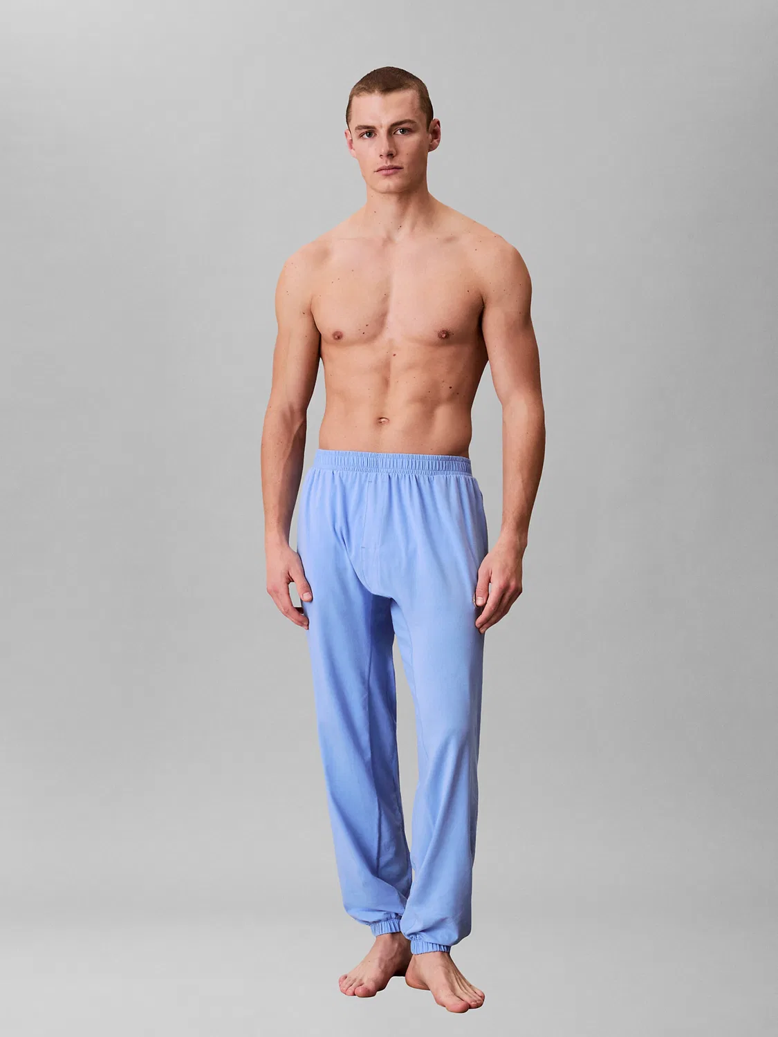 Брюки Calvin Klein Regular, светло-голубые — фото 3