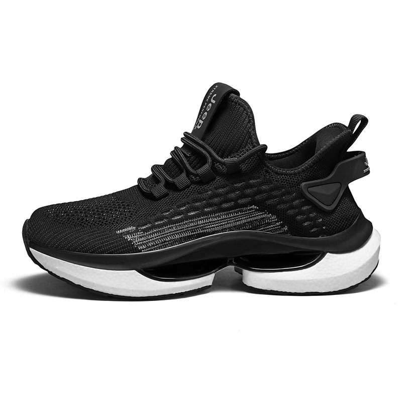 

Мужские кроссовки для бега Low top, устойчивые к истиранию, дышащие и легкие Jeep, черный