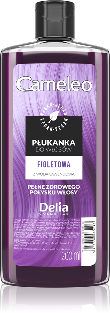

Средство для тонирования волос с цветочной водой Cameleo Delia Cosmetics, atspalvis violet 200 мл