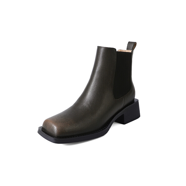 

Ботинки Челси женские Su Yanjiao, цвет Black Fleece-lined