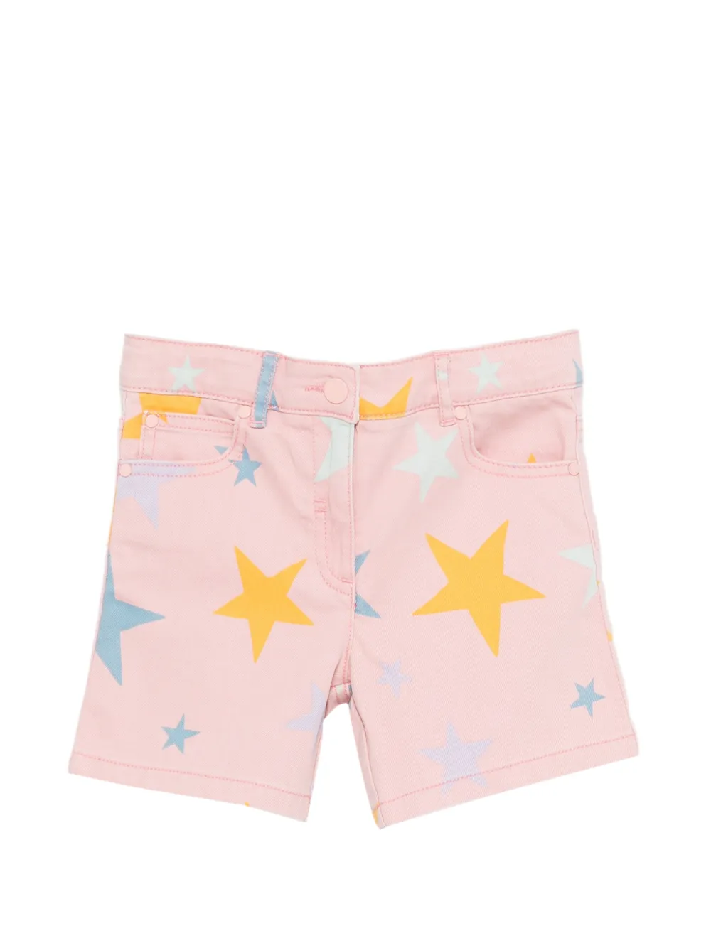 

Шорты с принтом в виде звезд Stella Mccartney Kids, розовый