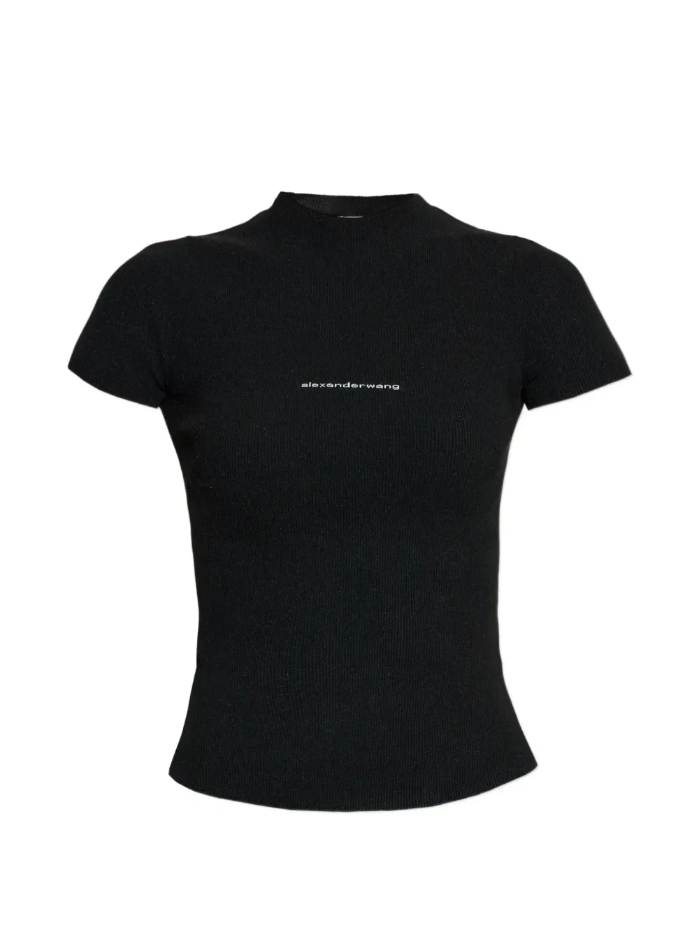 Рубашка с коротким рукавом Alexander Wang, черный