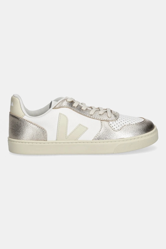 Маленькие детские кожаные кроссовки V-10 Laces Veja, золотой — фото 2