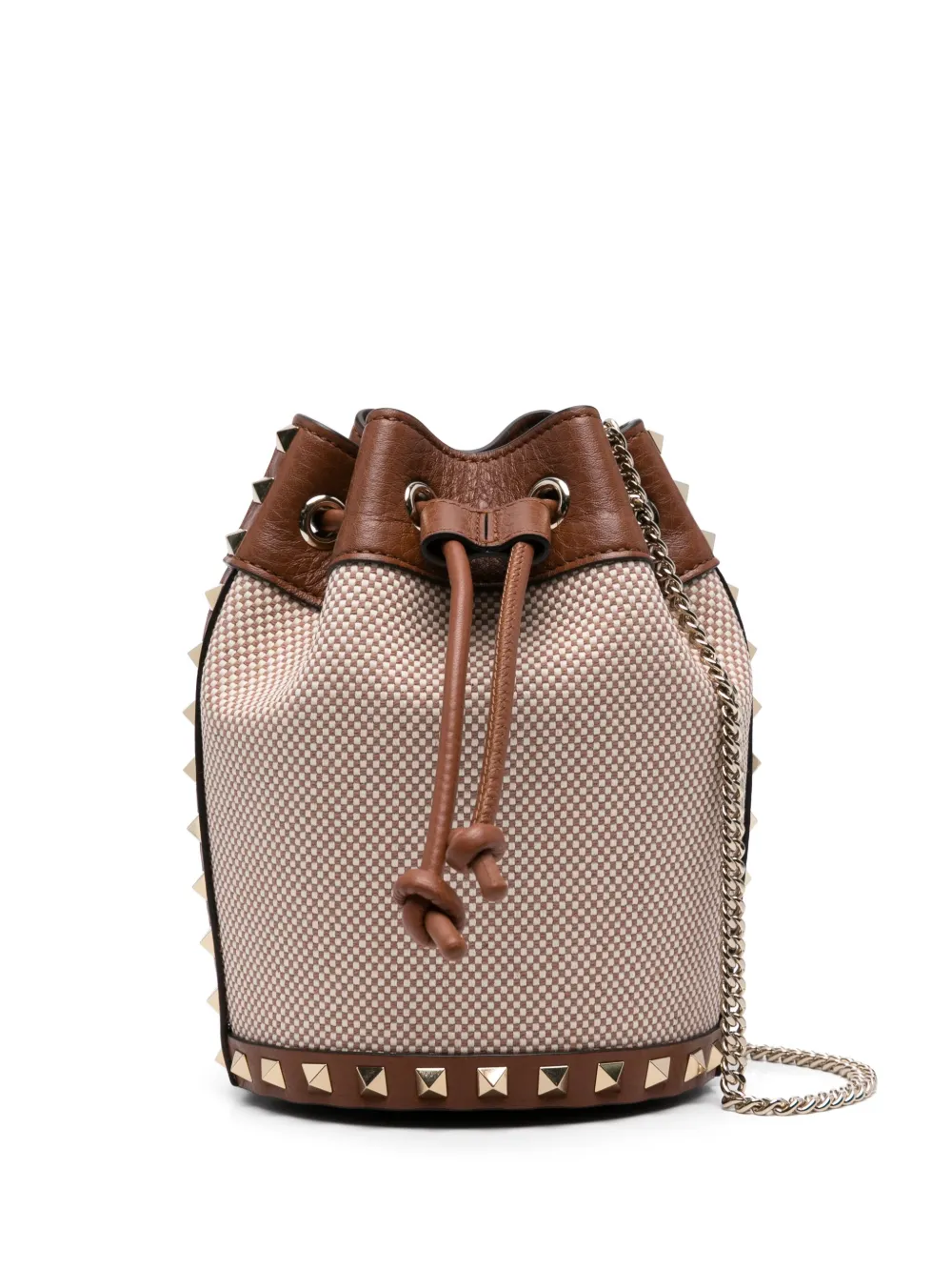 

Сумка-ведро Rockstud VALENTINO GARAVANI, коричневый