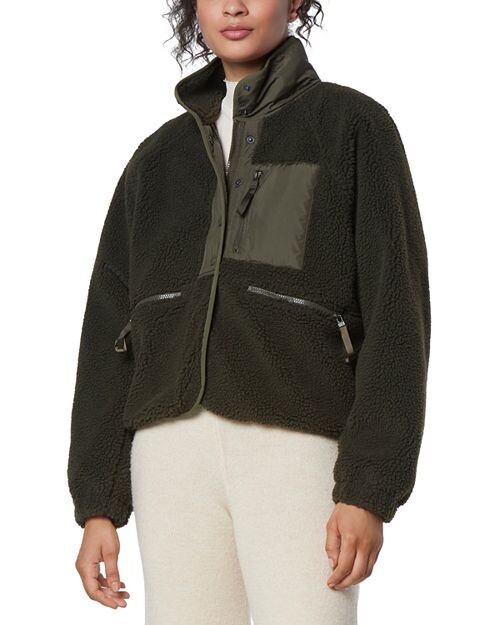 

Куртка из шерпы смешанного цвета Marc New York, цвет Green