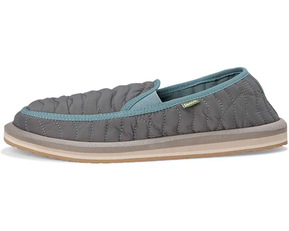 Кроссовки Sanuk Donny Quilted, Blue Grey — фото 4